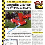STANGUELLINI 740 1100 1957-1958 - FICHE COURSE ET FORMULE 1