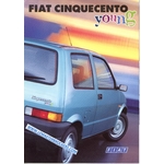 BROCHURE FIAT CINQUECENTO YOUNG DE 1997