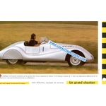 AUTO UNION CHASSIS W24  WANDERER STROMLINIE FACE A BMW 328 - FICHE AUTO