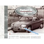 FICHE PANHARD 24 24C 24CT 24B 24BA 1963
