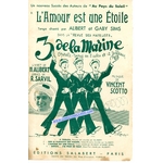 AMOUR ET UNE ETOILE - EDITION SALABERT - PARTITION ANCIENNE