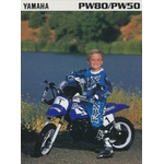 BROCHURE MOTO ENFANT YAMAHA PW 1998