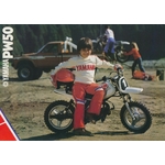 BROCHURE YAMAHA PW50 1981
