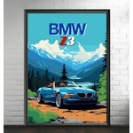 BMW Z3 ROADSTER - IMPRESSION SUR TOILE