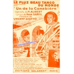 PARTITION LA PLUS BEAU TANGO DU MONDE - VINCENT SCOTTO