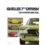 PUBLICITÉ ALFA ROMEO ALFASUD - ADVERTISING 1977