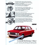 PUBLICITÉ FIAT 132 - ADVERTISING 1972