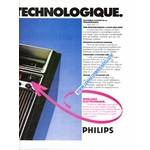 PUBLICITÉ PHILIPS 26C777 TÉLÉVISEUR - ADVERTISING 1979