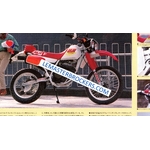 imbrochure moto HONDA NEW XLR BAJA JAPONAIS