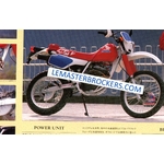 brochure moto HONDA NEW XLR250R