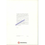 catalogue VAUXHALL TIGRA 1999 MODELS EDITION NUMBER 1