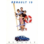 RENAULT 19 CABRIOLET BACCARA 16V ALIZE LATITUDE STORIA PRIMA EUROPA