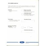 FORD ESCORT - MANUEL DU CONDUCTEUR - OWNERS MANUAL