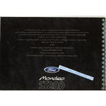 BROCHURE  FORD MONDEO ST200 - 1999