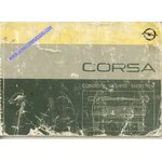 OPEL CORSA - NOTICE D'UTILISATION ORIGINAL