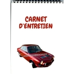 CARNET D'ENTRETIEN VOITURE DE COLLECTION COUPE DE SPORT