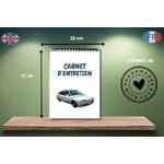CARNET DENTRETIEN VOITURE DE COLLECTION BERLINE