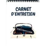 CARNET D'ENTRETIEN VOITURE CABRIOLET DE COLLECTION