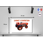 CARNET ENTRETIEN RESTAURATION TRACTEUR