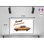 CARNET ENTRETIEN RESTAURATION PANHARD 24 ORANGE