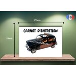 CARNET ENTRETIEN RESTAURATION 4L PARISIENNE