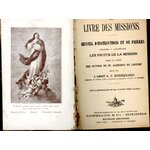 DES MISSIONS ET IMAGES PIEUSES BOOK ANTIQUE