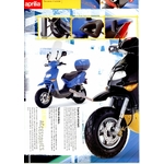 BROCHURE SCOOTER APRILIA RALLY 50 AIR COOLED 1998