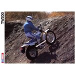 BROCHURE YAMAHA TW 200 TRAILWAY TW200 1989