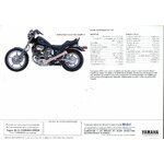 BROCHURE YAMAHA XV 750 VIRAGO XV750 1992