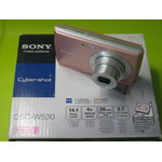 SONY CYBERSHOT DSC-W510 ROSE APPAREIL PHOTO NUMERIQUE NOSTALGIQUE