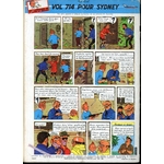 PLANCHE VOL 714 POUR SIDNEY TINTIN HERGE