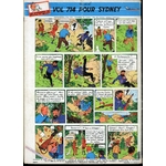 PLANCHE VOL 714 POUR SIDNEY TINTIN HERGE