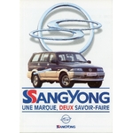 BROCHURE SSANGYONG MUSSO - MOTORISE PAR MERCEDES