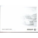 CAHIER DONNES TECHNIQUES KNAUS FOURGON 2016