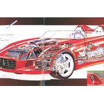 CATALOGUE FERRARI PINIFARINA ROSSA 2000 PROJET SPECIAL