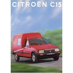 BROCHURE CITROEN C15 UTILITAIRE FAMILLE CABINE APPROFONDIE