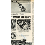 ESSAI YAMAHA 250 SPORT 1963