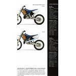 BROCHURE MOTO YAMAHA YZ250 YZ125 1996
