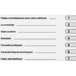 NOTICE DU PROPRIETAIRE RENAULT CAPTURE SOMMAIRE 1