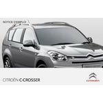 MANUEL DU PROPRIETAIRE CITROEN C-CROSSER