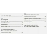 CARNET SERVICE ABARTH SOMMAIRE