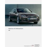 MANUEL DU PROPRIETAIRE AUDI A4 DE 2015 A 2019