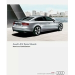 MANUEL DU PROPRIETAIRE AUDI A5 SPORTBACK