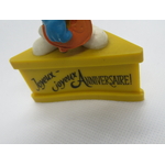 FIGURINE SCHTROUMPF BASSISTE GUITARE JOYEUX ANNIVERSAIRE 1980