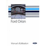 MANUEL D'UTILISATION FORD ORION 1992