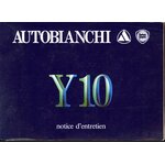 NOTICE D'ENTRETIEN AUTOBIANCHI Y10 LANCIA