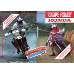 BROCHURE MOTO CADRE ROUGE HONDA CR XR TL