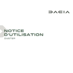 MANUEL DU PROPRIETAIRE DACIA DUSTER DE 2024