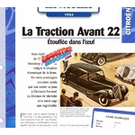 FICHE AUTO CITROEN 22 TRACTION 1934
