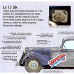 FICHE AUTO CITROEN TRACTION 15 SIX 1939